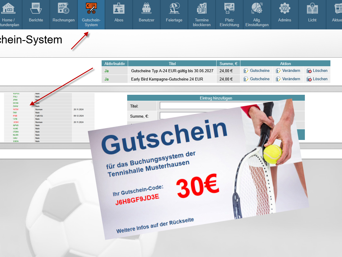 Gutscheinsystem